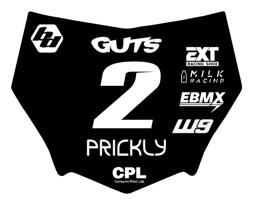 Motocutz Plate Decal