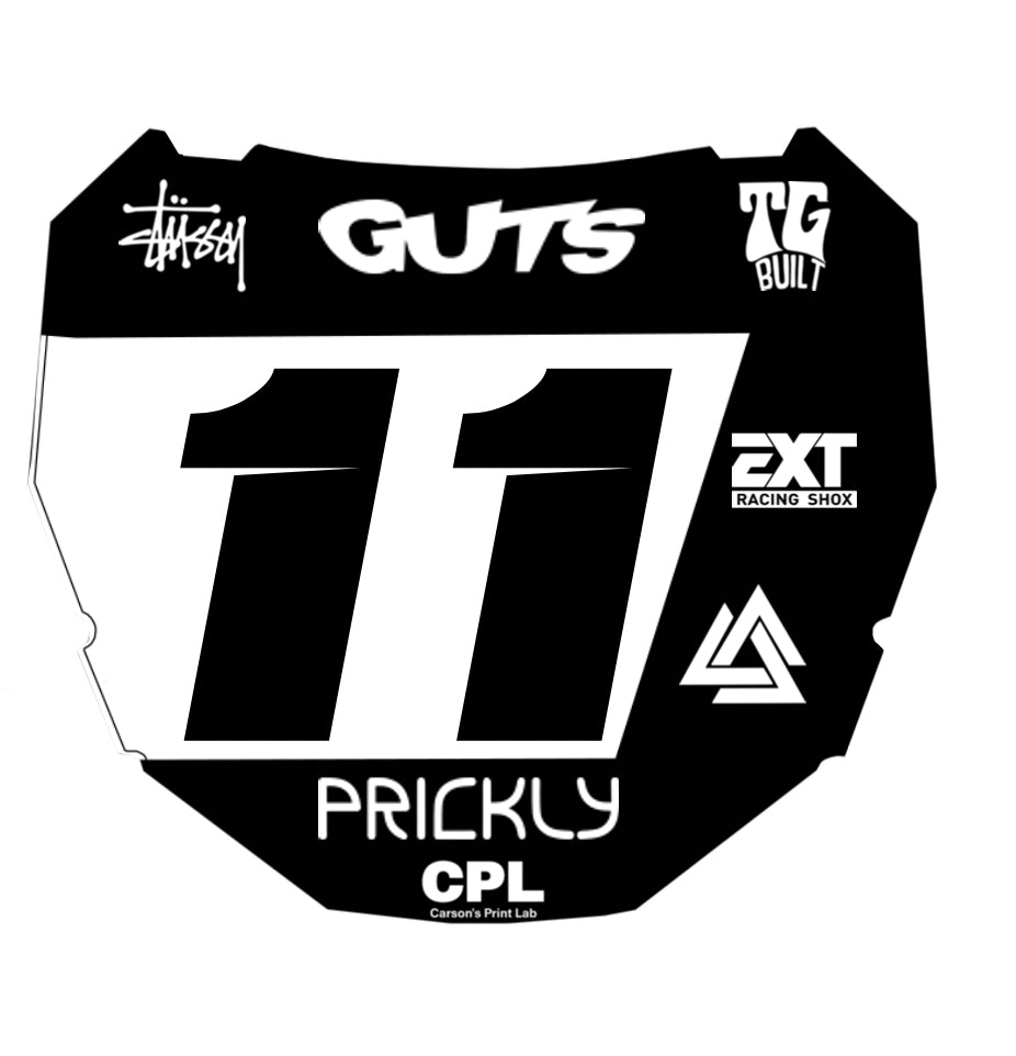 Odi Plate Decal Customizable (dm on TikTok for customization)